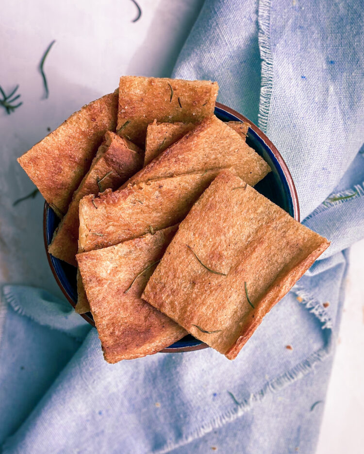 Gluten free discard crackers