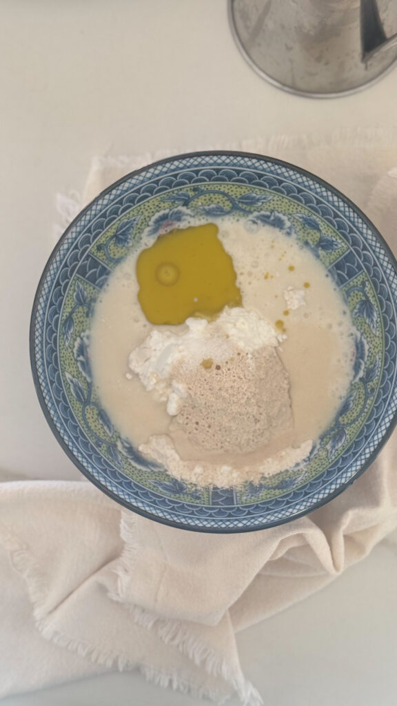 quick gluten-free bread in a pan