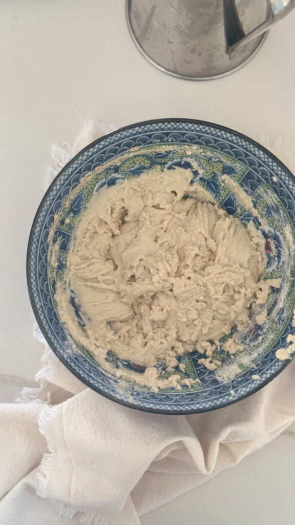 quick gluten-free bread in a pan