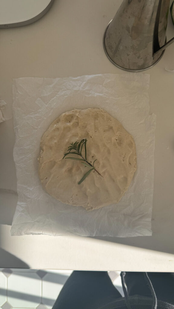 quick gluten-free bread in a pan