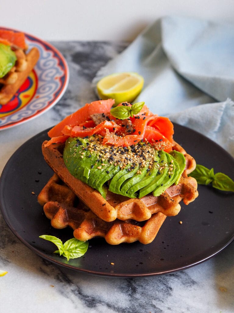 Gluten-free and vegan waffles