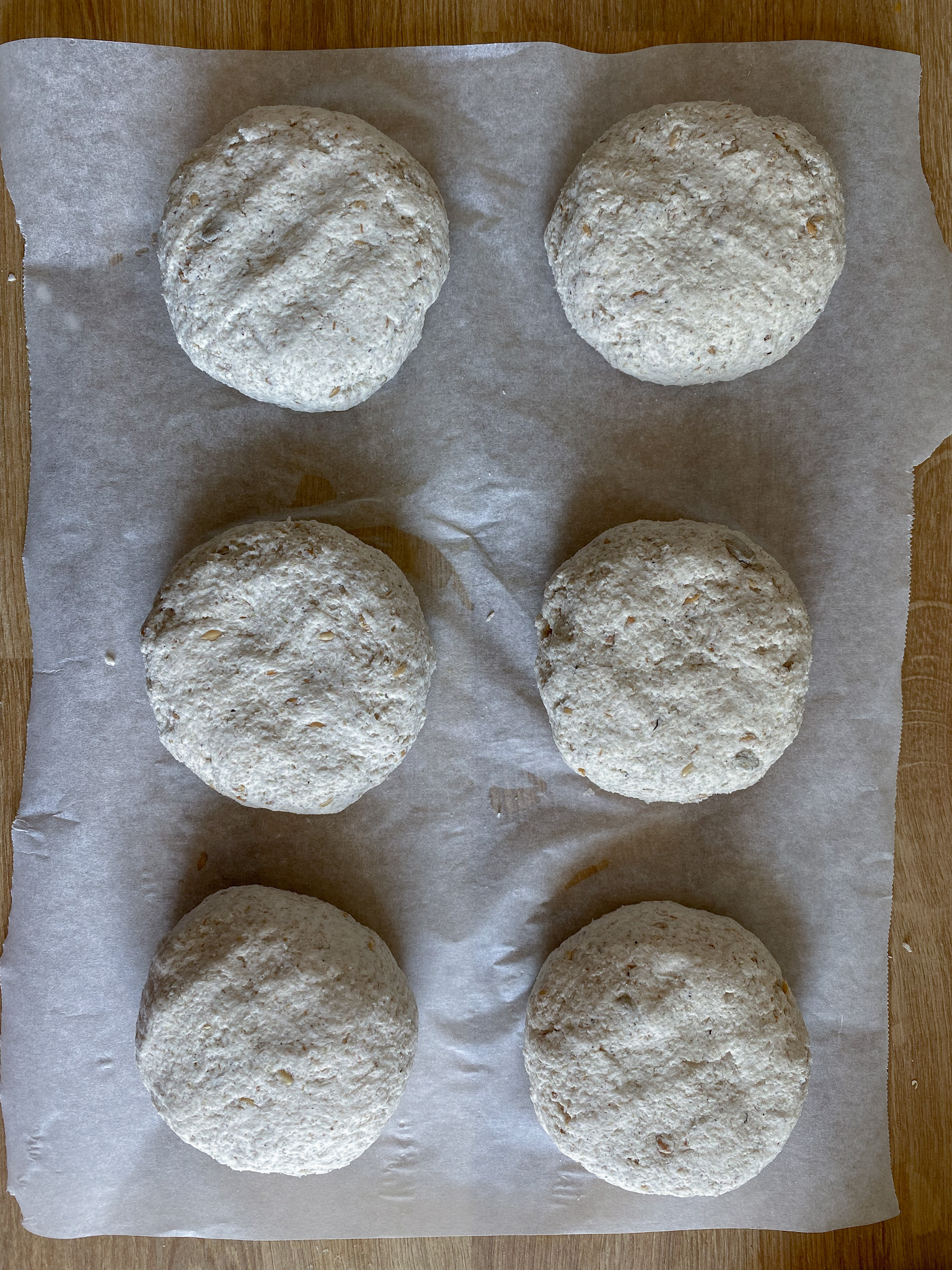 Multigrain gluten-free rolls - step by step 