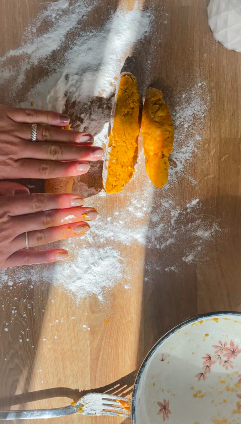 Gluten-free + vegan pumpkin gnocchi - Marta in the jar
