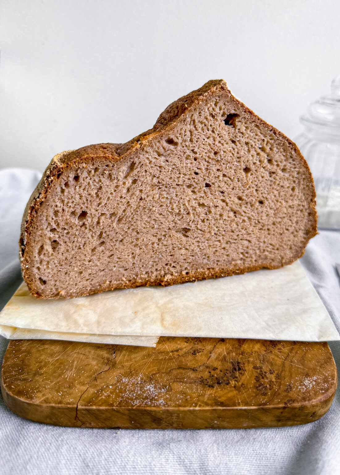 Glutenfree sweet potato bread loaf Marta in the jar