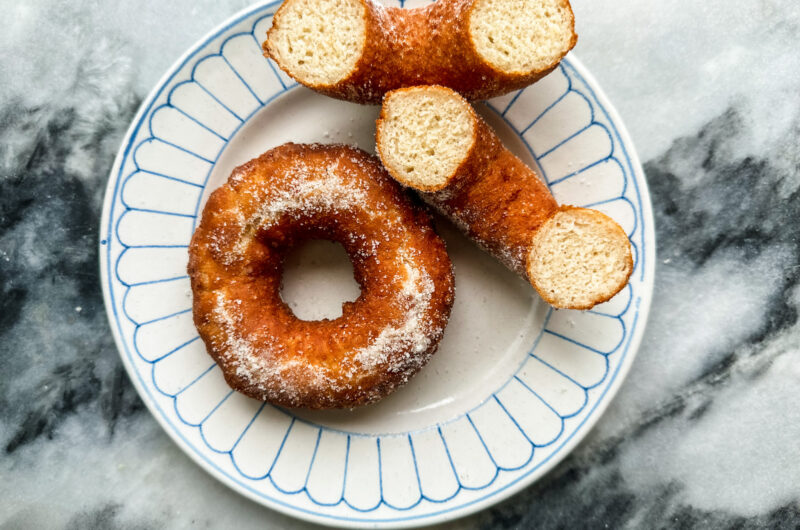 Gluten-free sourdough donuts (fried, without gums)