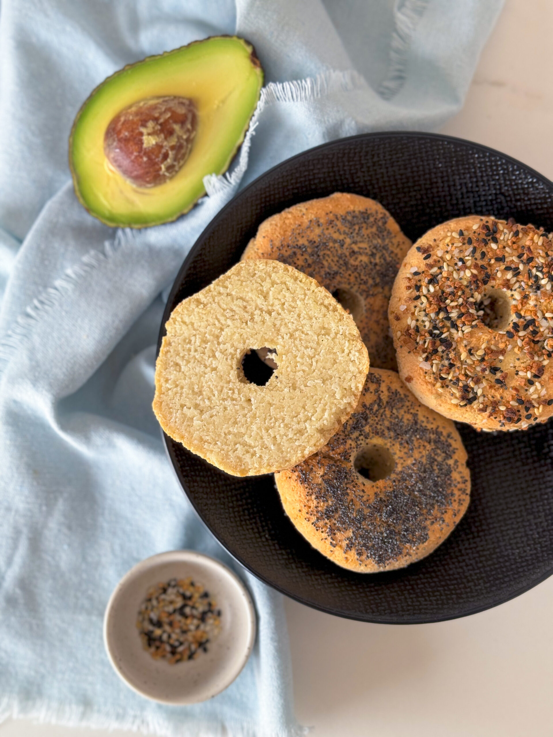Gluten-free quick bagels - Marta in the jar