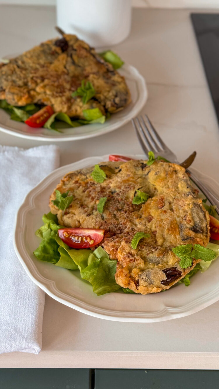 gluten-free dairy-free eggplant schnitzel