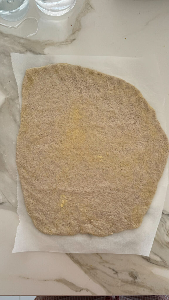 gluten-free vegan calzone