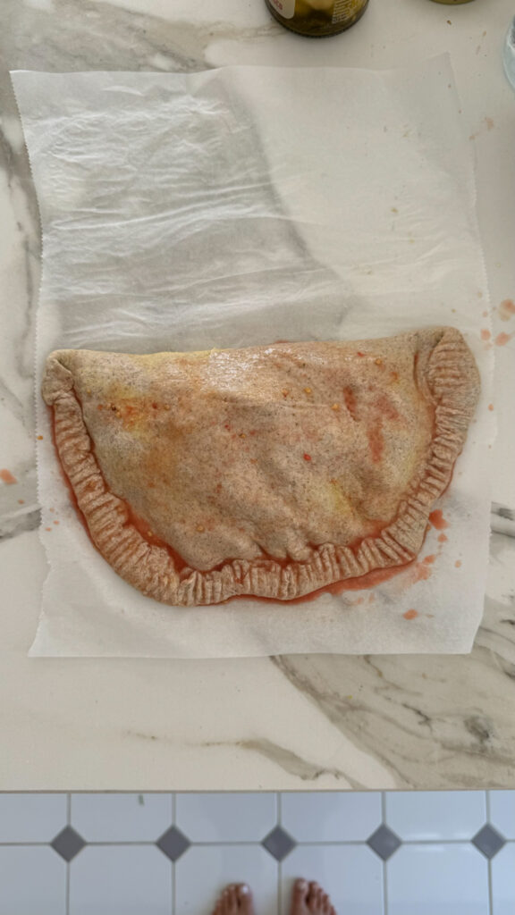 gluten-free vegan calzone recipe