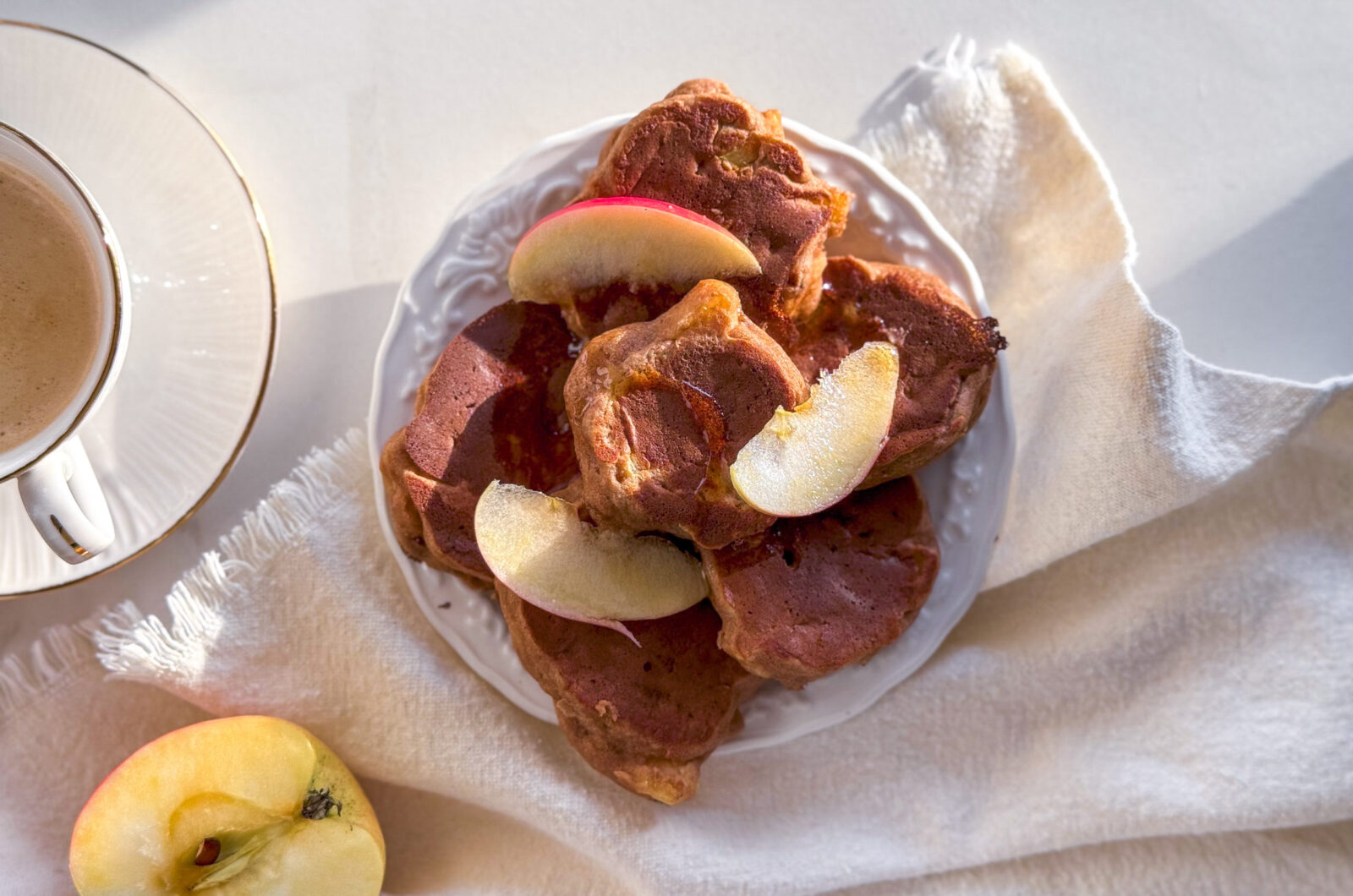 Gluten-free apple pancakes