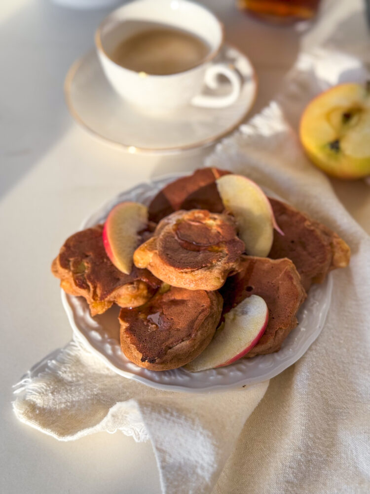 sugar-free gluten-free apple pancakes