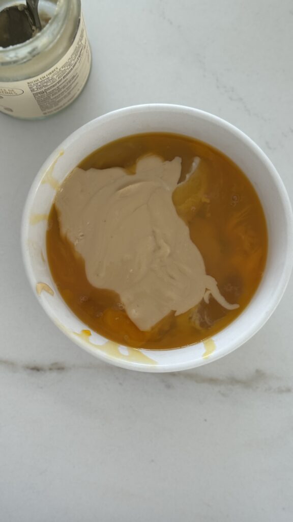 Tahini bread - recipe step by step