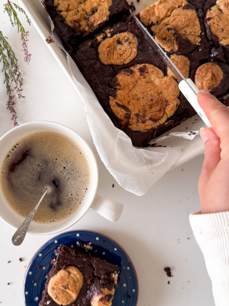 Gluten-free and vegan brookies