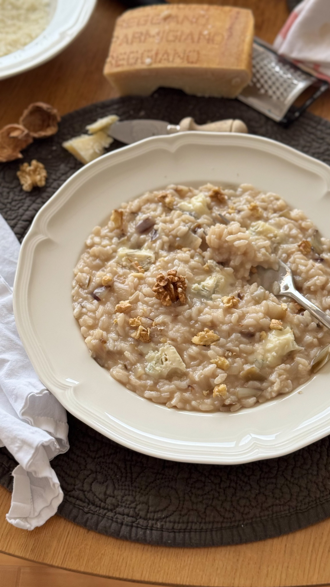 radicchio and gorgonzola risotto